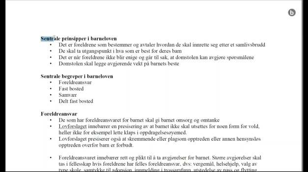 video:Regjering Delt bosted