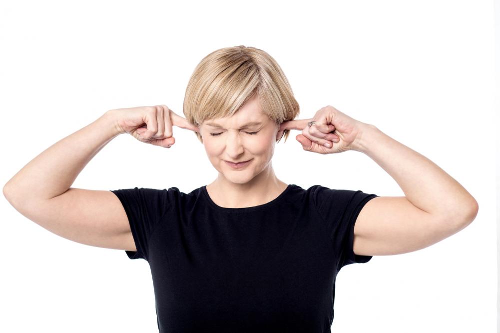 Stop making loud noise.